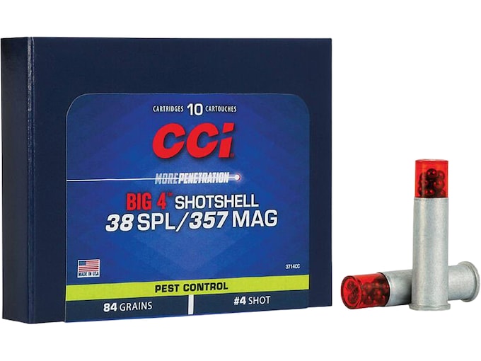 CCI Big 4 Shotshell 38 Special Ammo 84 Grain Lead Shot 200 rounds – Fast Ship
