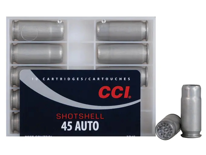 CCI Shotshell 45 ACP Ammo 120 Grain Lead Shot 200 rounds Direct