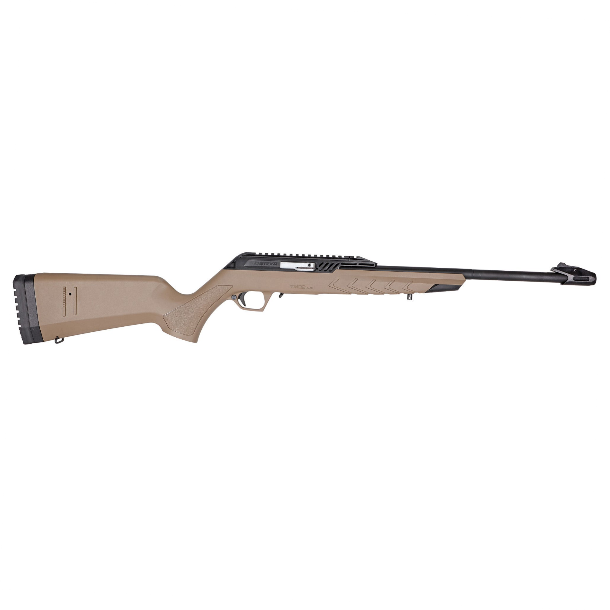 Derya TM22 Flat Dark Earth .22 LR 18″ Barrel 10-Rounds – .22