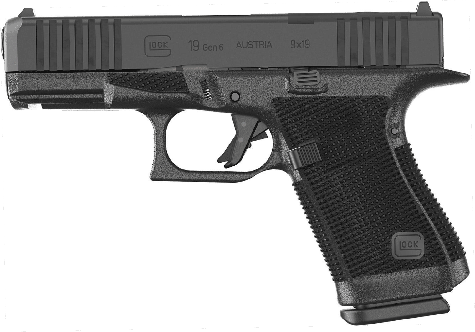 Glock 19 Gen 6 MOS 9mm 4.02″ Barrel 15-Rounds – 9mm
